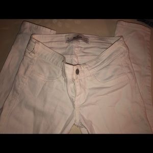 White Hollister jeans